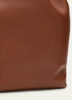 Loro PianaBale Small Softy Leather Top-Handle Bucket Bag