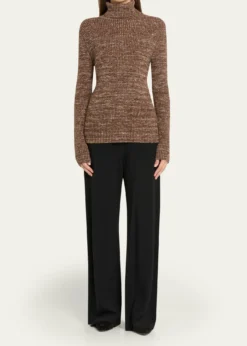 Loro PianaBanff Cashmere Ribbed Turtleneck Sweater