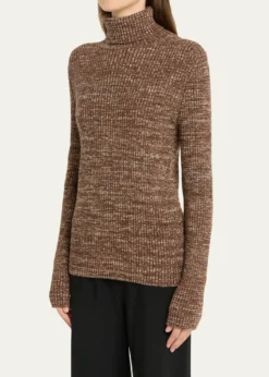 Loro PianaBanff Cashmere Ribbed Turtleneck Sweater