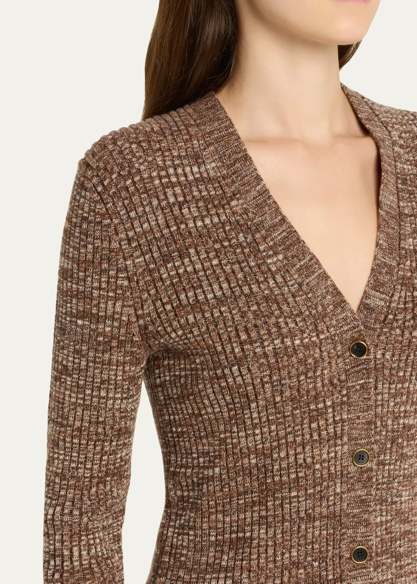 Loro PianaBanff V-Neck Cashmere Rib Cardigan
