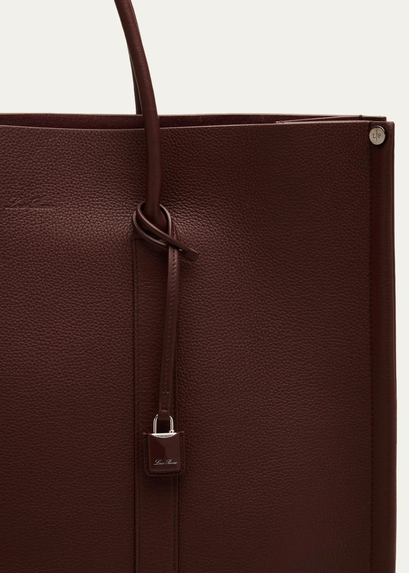 Loro PianaBeam Leather Tote Bag