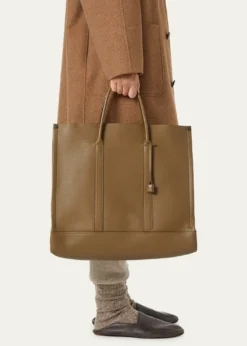 Loro PianaBeam Leather Tote Bag