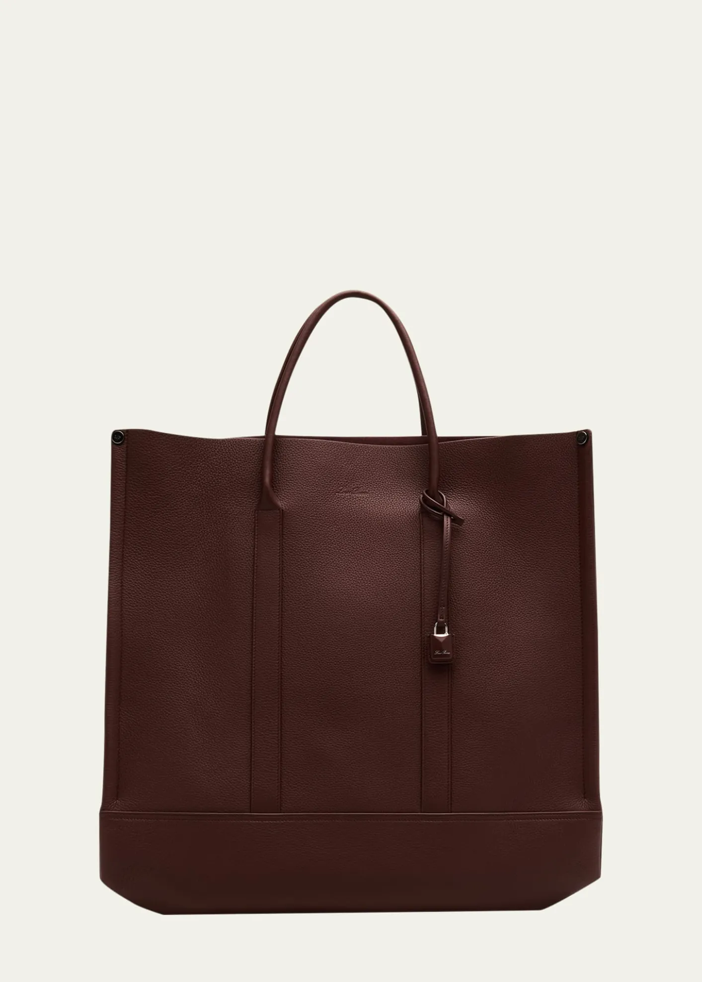 Loro PianaBeam Leather Tote Bag