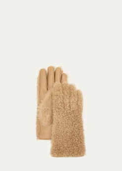 Loro PianaBetsy Shearling Leather Gloves