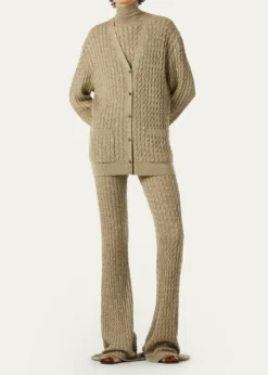 Loro PianaBihar Cable-Knit Cashmere Trousers