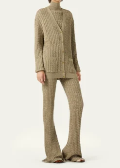 Loro PianaBihar Cable-Knit Cashmere-Blend Cardigan