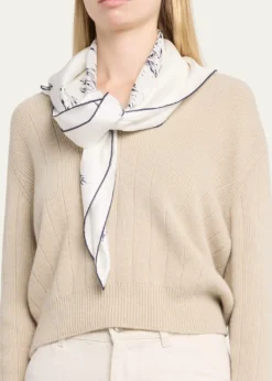 Loro PianaBorea Silk Foulard Scarf