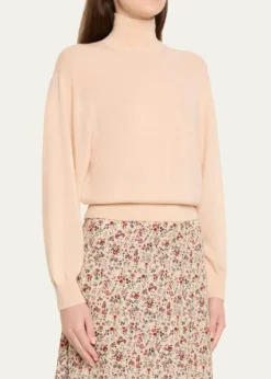 Loro PianaCamino Cashmere-Silk Turtleneck Sweater