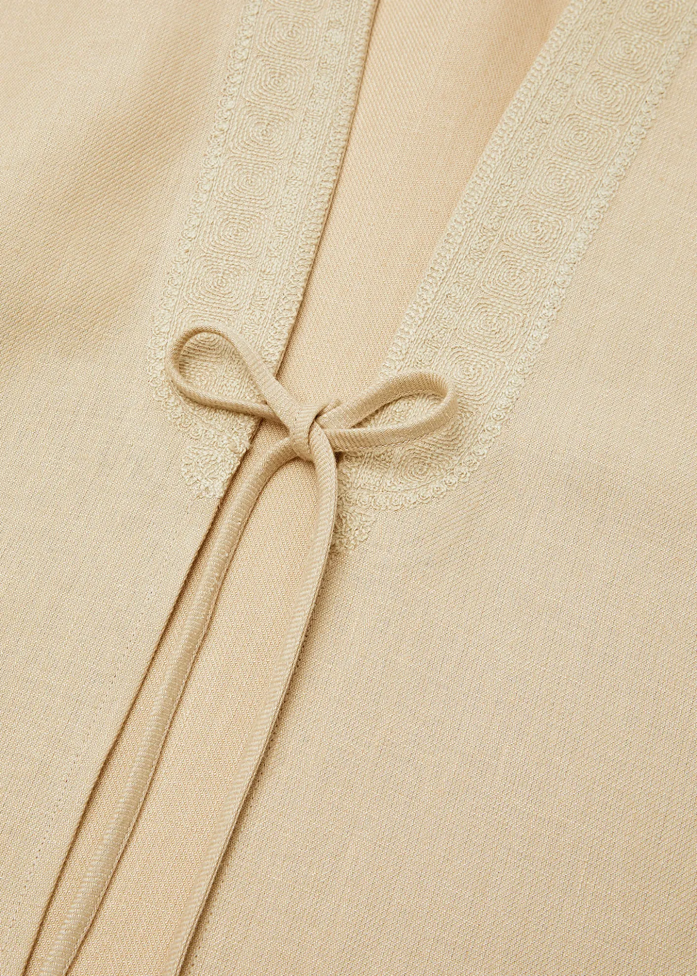 Loro PianaCarmen V-Neck Linen Cape