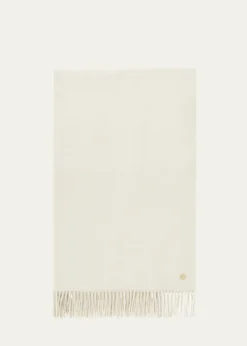 Loro PianaCashmere Fringe-Trim Opera Stole