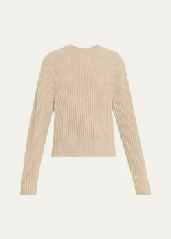 Loro PianaCashmere Rib Crewneck Sweater