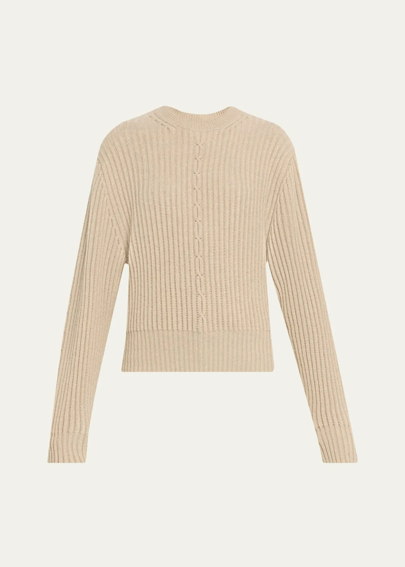 Loro PianaCashmere Rib Crewneck Sweater