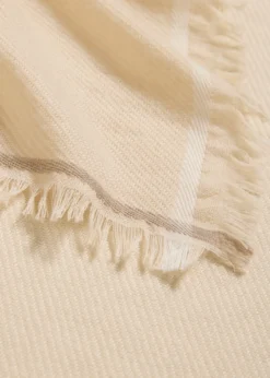 Loro PianaCashmere Striped Trim Scarf