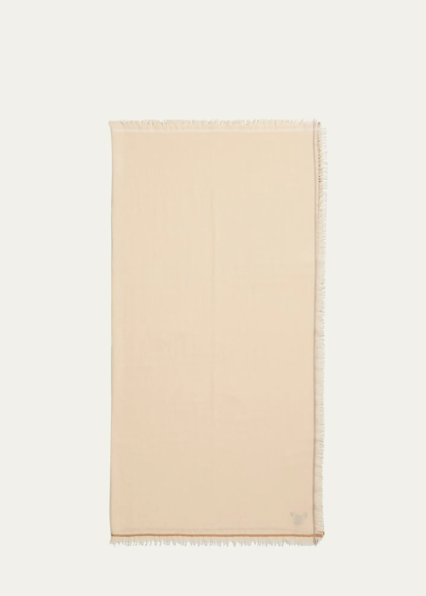 Loro PianaCashmere Striped Trim Scarf