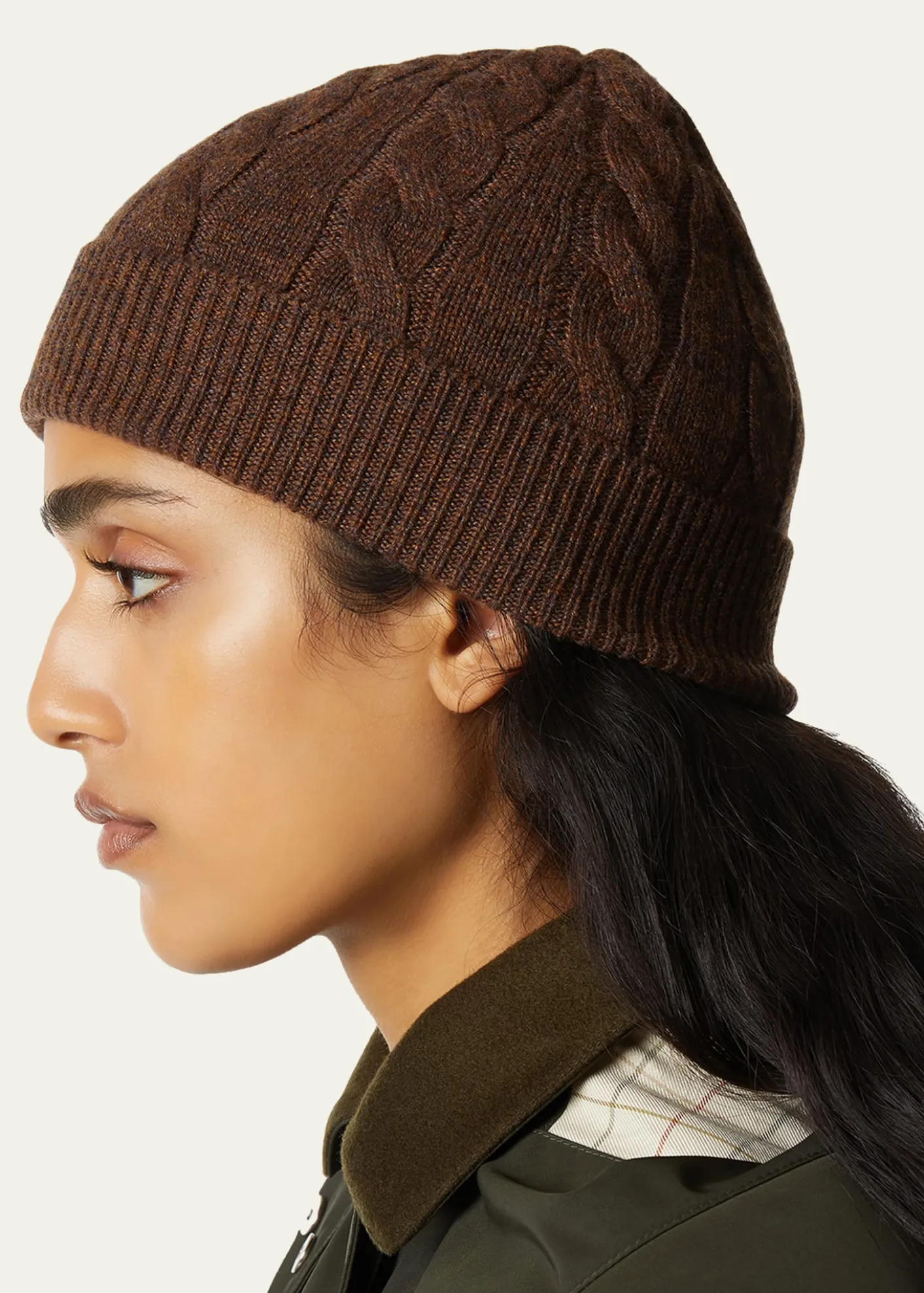 Loro PianaCedar Cable-Knit Cashmere Beanie