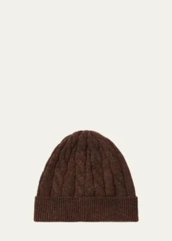 Loro PianaCedar Cable-Knit Cashmere Beanie