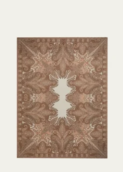 Loro PianaChandani Screen-Printed Cashmere Throw, 59" x 79"