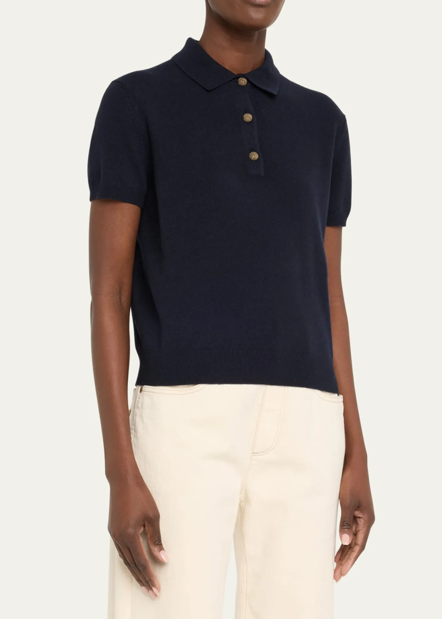 Loro PianaClassic Polo Baby Cashmere GG 12 Shirt