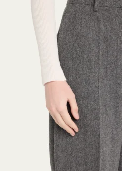Loro PianaDan Tapered Wool Cashmere Trousers