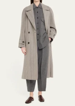 Loro PianaDan Tapered Wool Cashmere Trousers
