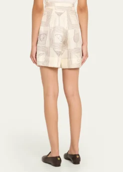 Loro PianaDorin Aperitivo Twill Pleated Bermuda Shorts