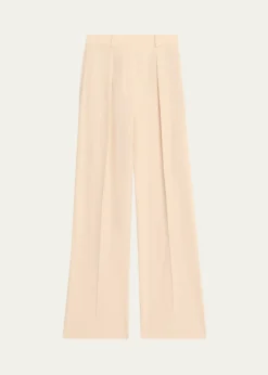 Loro PianaEdward Pleated Wide-Leg Trousers
