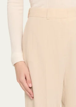 Loro PianaEdward Pleated Wide-Leg Trousers