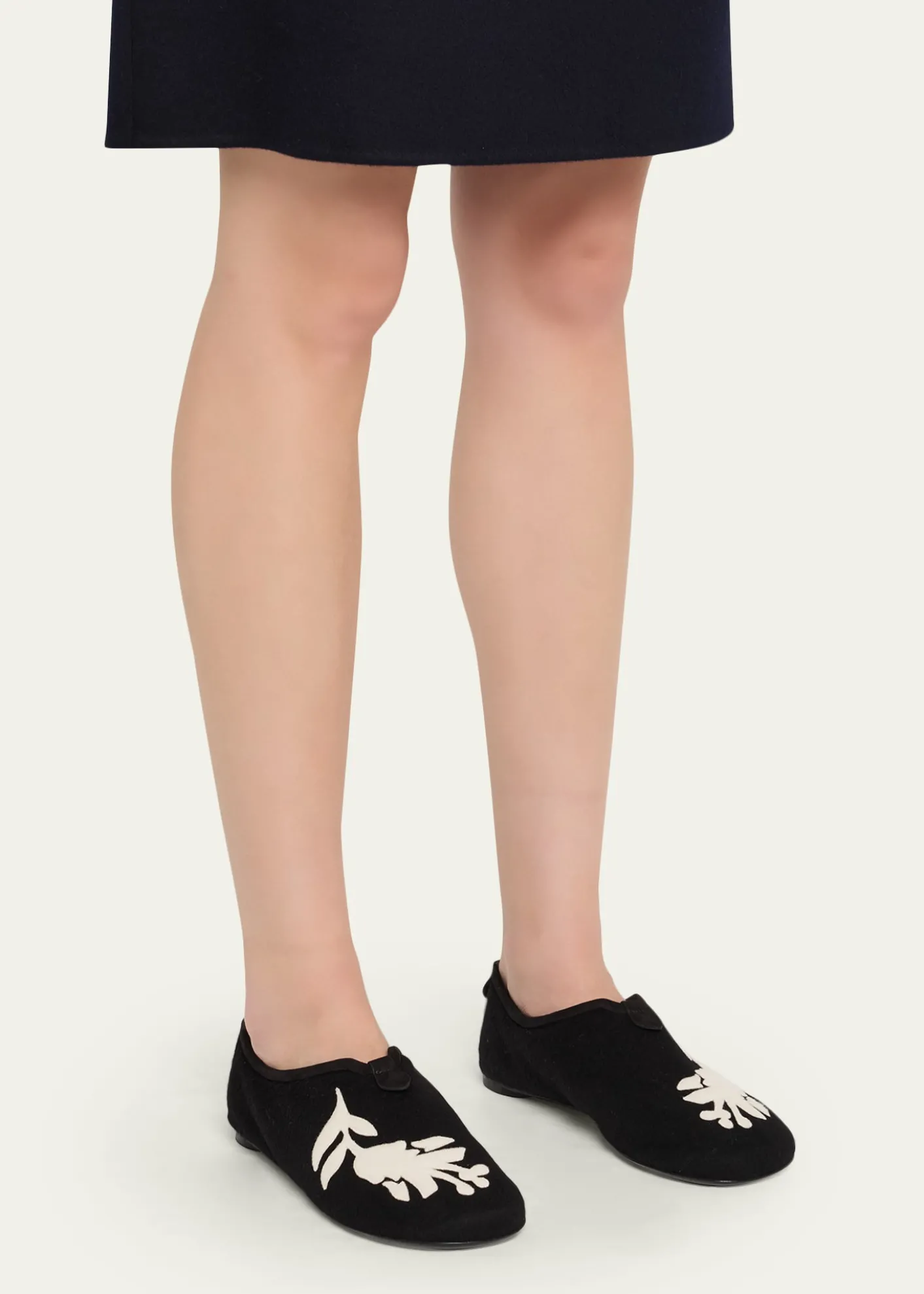 Loro PianaFloaty Cashmere Ballerina Flats