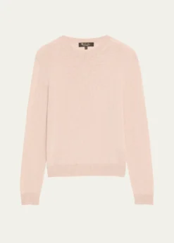 Loro PianaFobello Crewneck Baby Cashmere Top