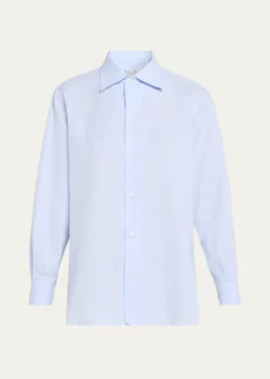 Loro PianaFranco Linen-Cotton Classic Shirt