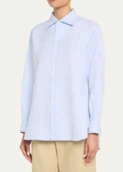 Loro PianaFranco Linen-Cotton Classic Shirt