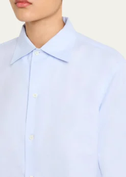 Loro PianaFranco Linen-Cotton Classic Shirt