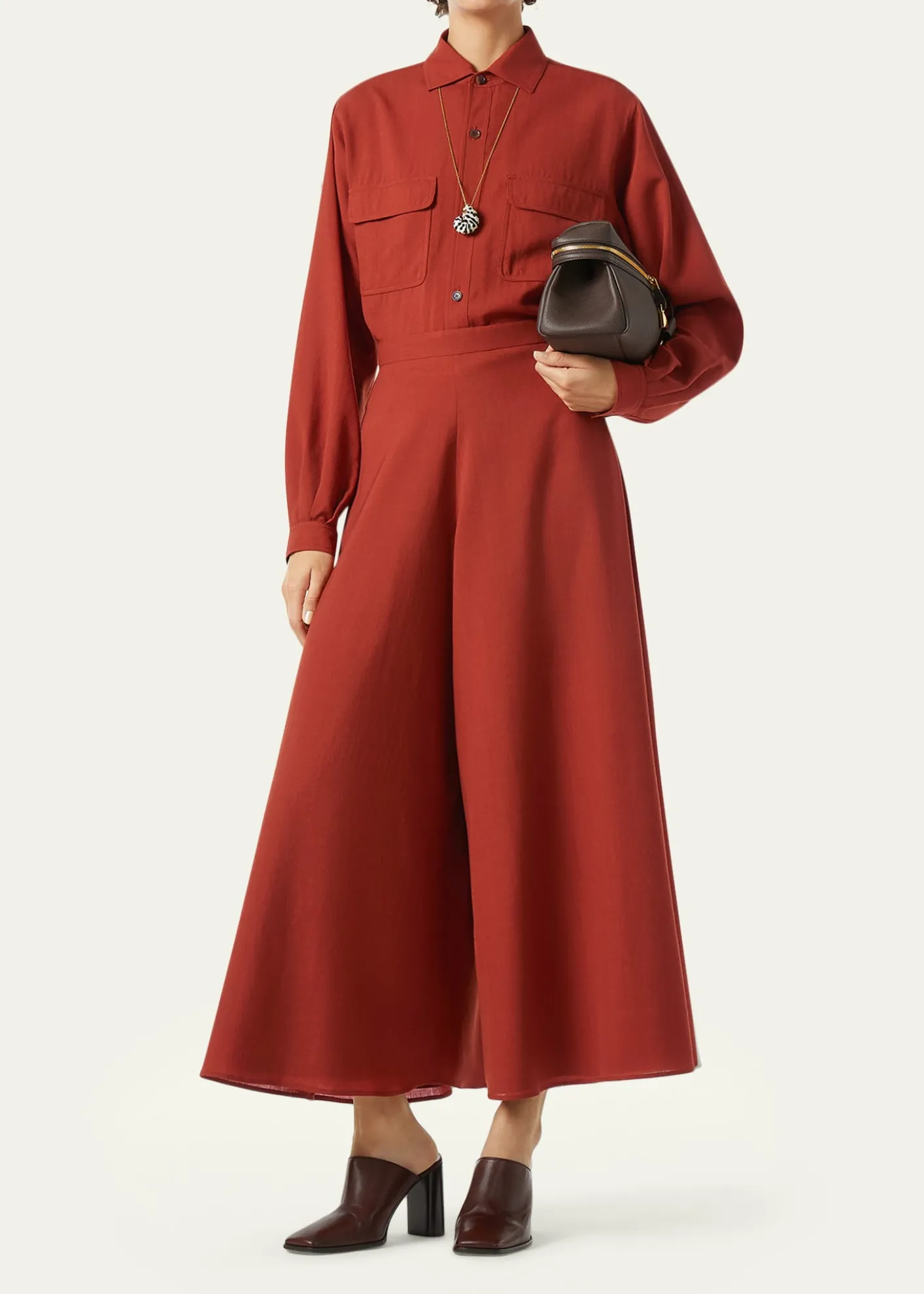 Loro PianaFrank Wide-Leg Wool Trousers
