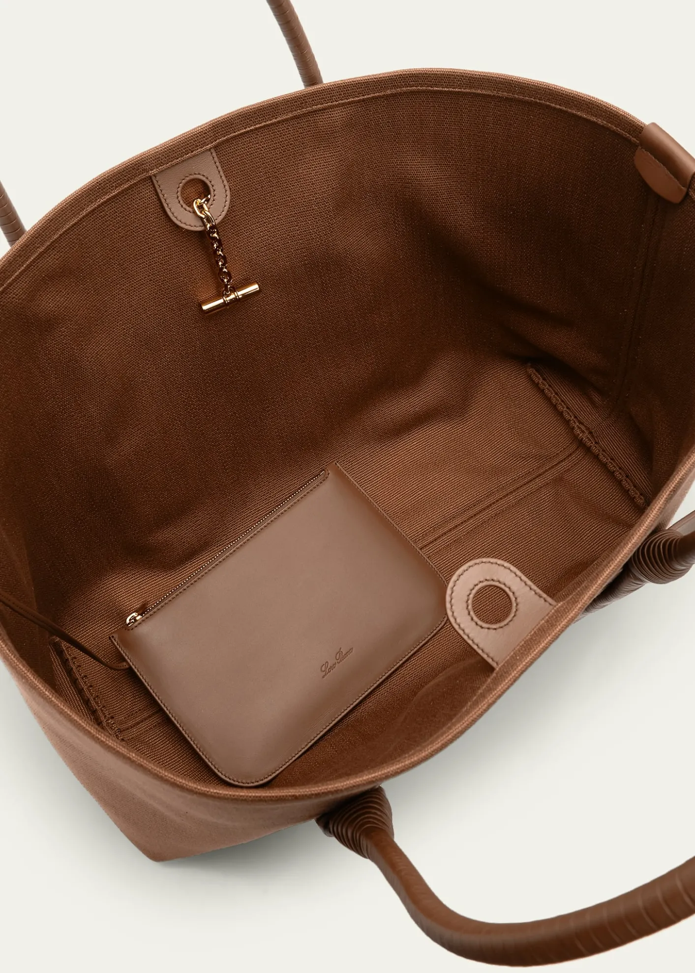 Loro PianaGhiera Large Canvas Shopper Tote Bag