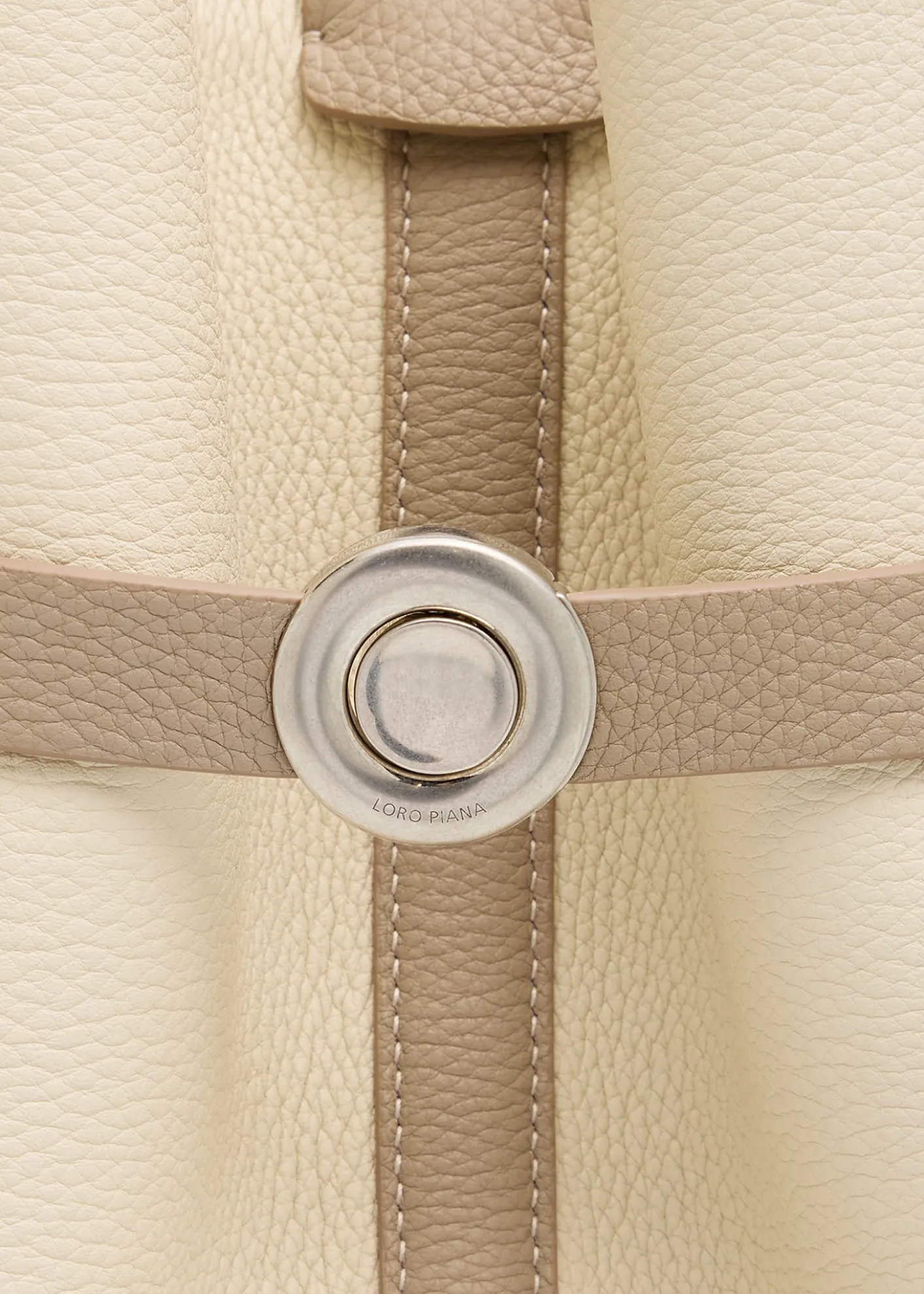 Loro PianaGhiera Large Leather Shopper Tote Bag