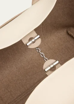 Loro PianaGhiera Large Leather Shopper Tote Bag