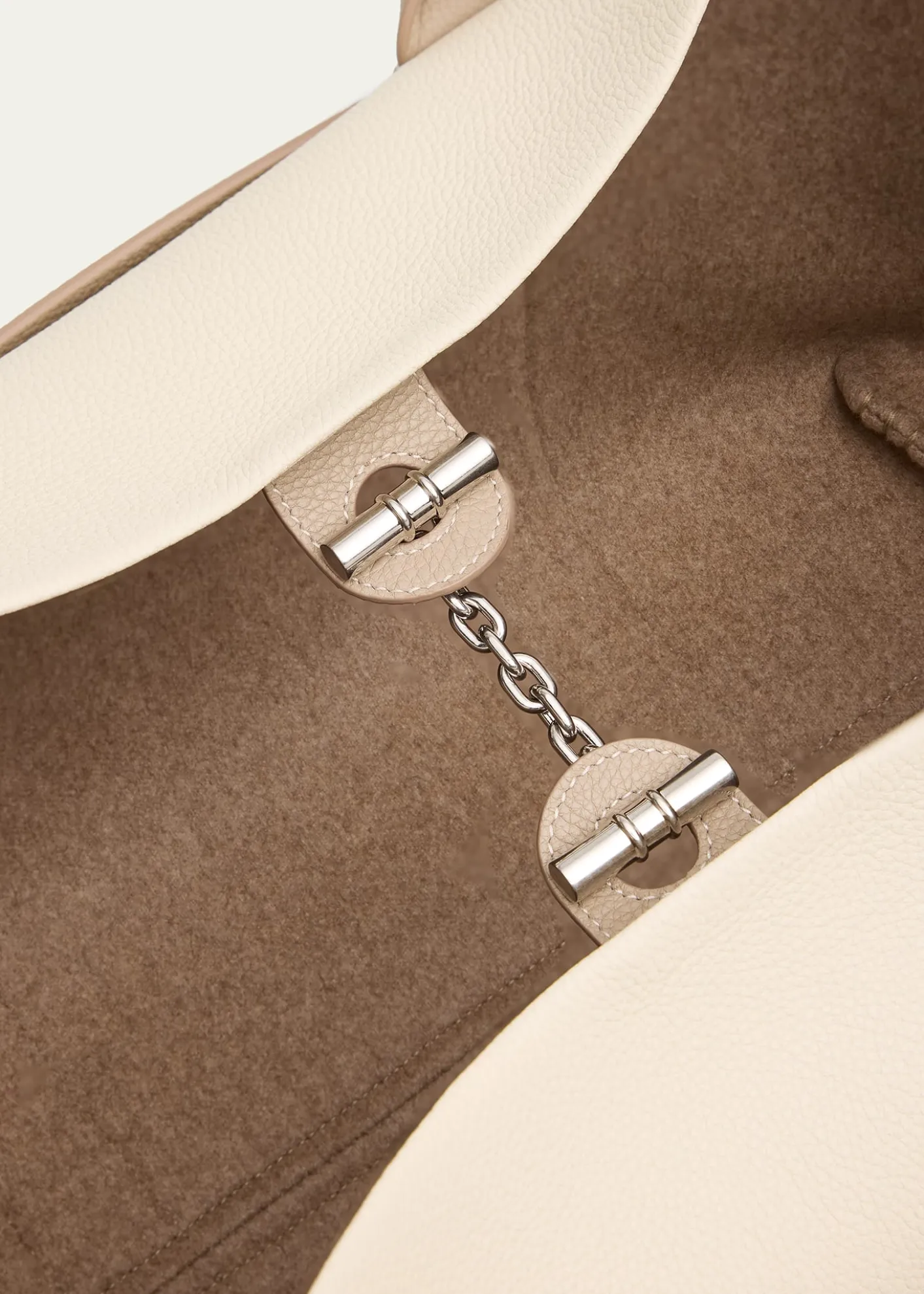 Loro PianaGhiera Large Leather Shopper Tote Bag