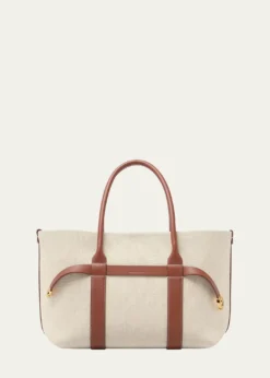 Loro PianaGhiera Small Canvas Shopper Tote Bag