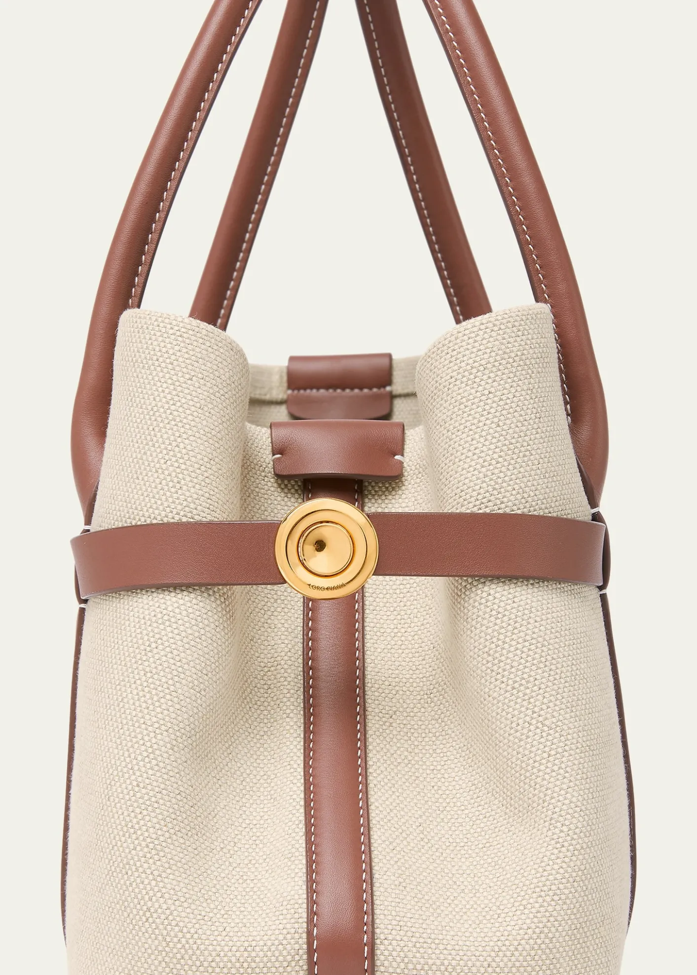 Loro PianaGhiera Small Canvas Shopper Tote Bag