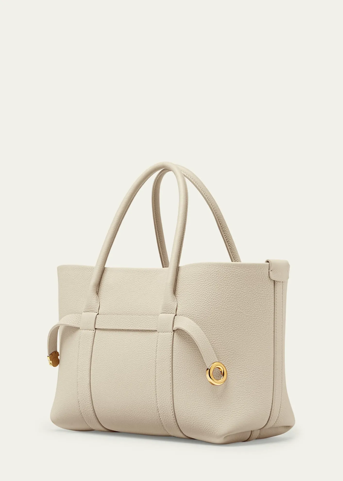 Loro PianaGhiera Small Leather Shopper Tote Bag