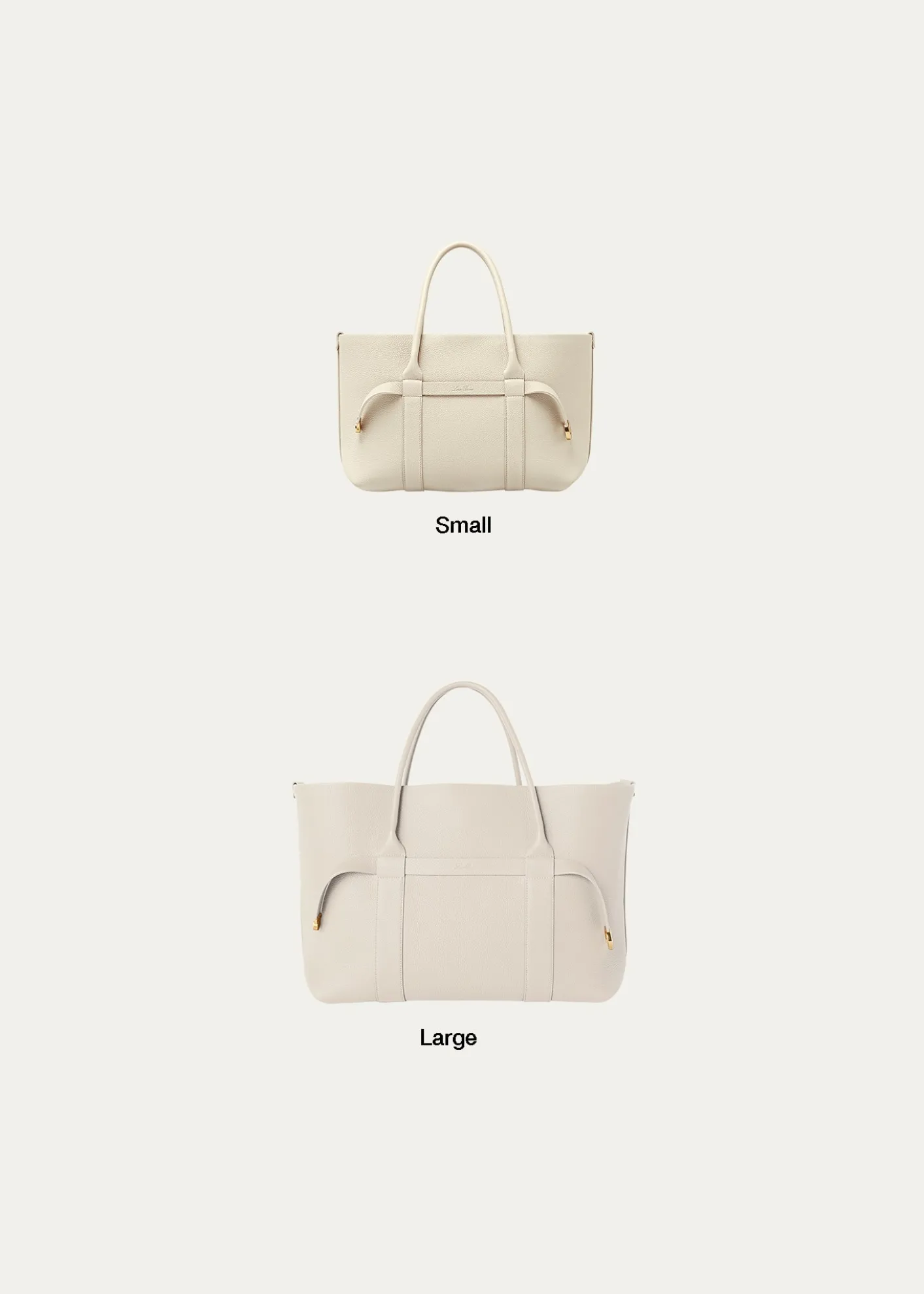 Loro PianaGhiera Small Leather Shopper Tote Bag