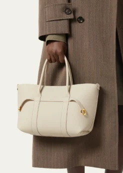 Loro PianaGhiera Small Leather Shopper Tote Bag