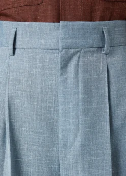 Loro PianaHector Linen-Wool Straight-Leg Trousers