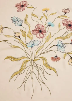 Loro PianaIl Bouquet Embroidered Cashmere Shawl