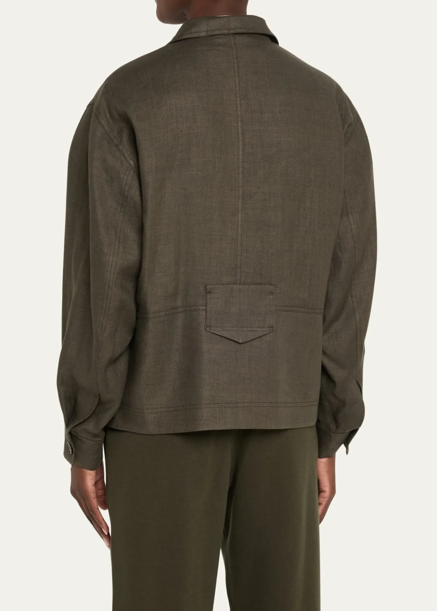 Loro PianaJaylon Structured Linen Wool Field Jacket