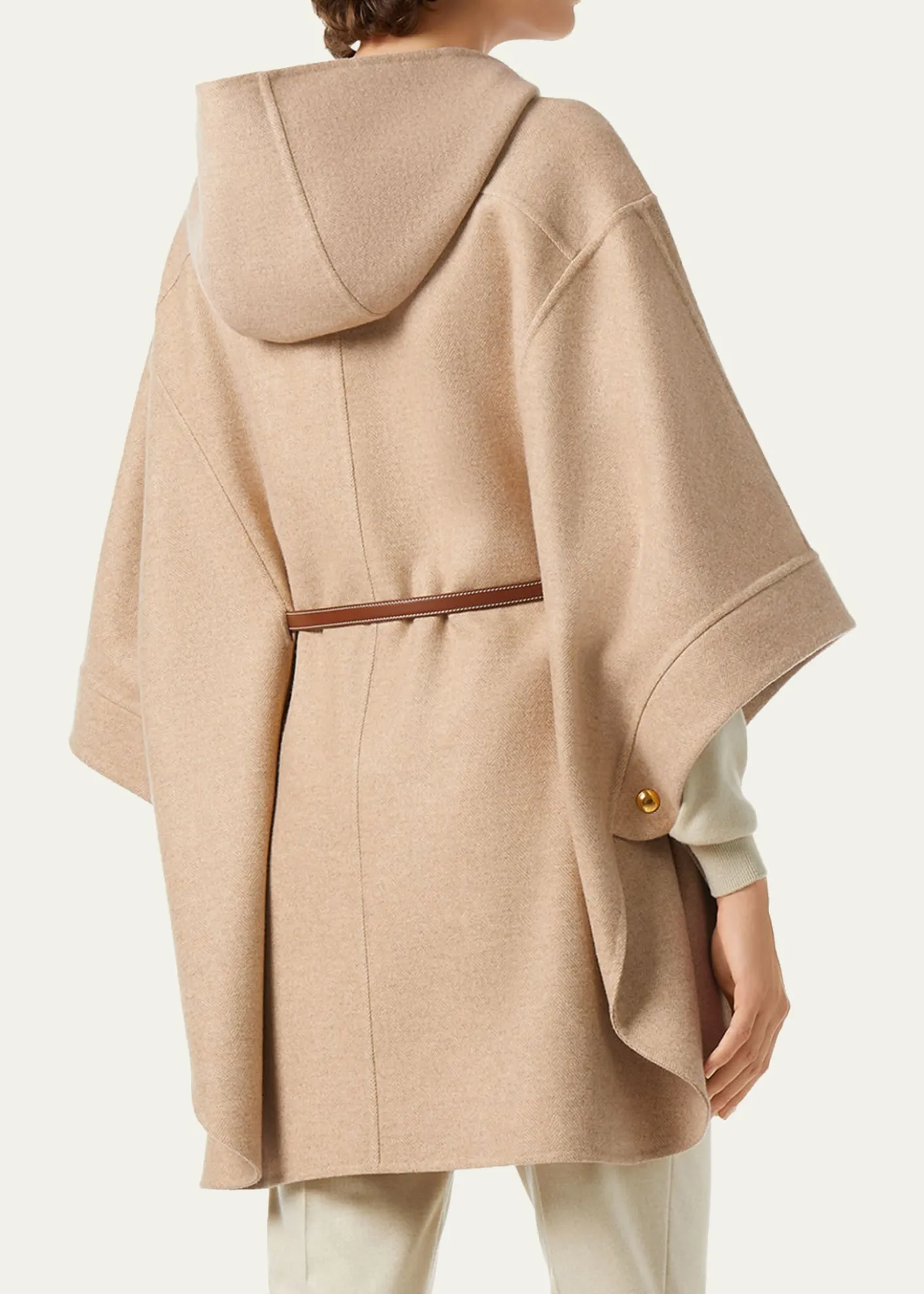 Loro PianaJohann Hooded Wish Wool and Cashmere Cape