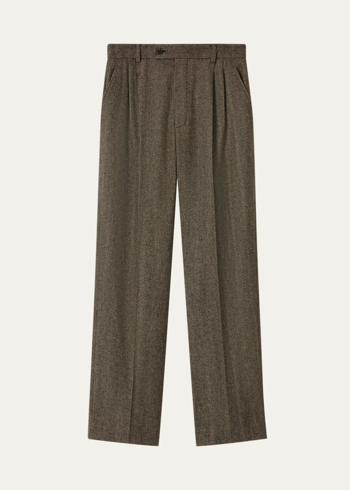 Loro PianaJoris Pleated Straight-Leg Trousers