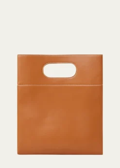 Loro PianaJust Bag Leather Top-Handle Bag