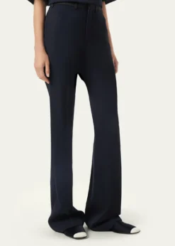 Loro PianaKendrik Contrast-Waistband Bootcut-Leg Trousers