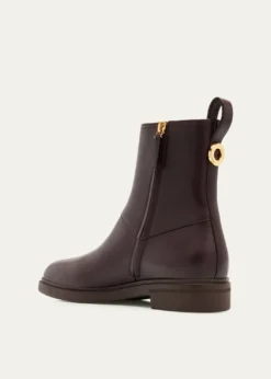 Loro PianaKilda Leather Ankle Boots